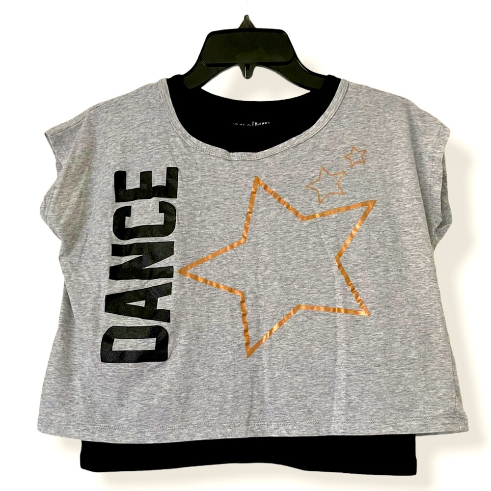 Dance double layer boxy t-shirt (XL)